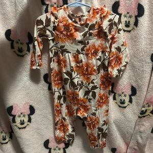 Baby floral onesie